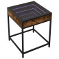 vidaXL Nachttisch mit Infinity-LED Räuchereiche 40x40x51 cm vidaXL Nachttisch mit Infinity-LED Räuchereiche 40x40x51 cm