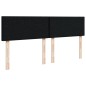vidaXL Boxspringbett mit Matratze Schwarz 140x200 cm Stoff vidaXL Boxspringbett mit Matratze Schwarz 140x200 cm Stoff