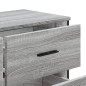 vidaXL Kommode Grau Sonoma 91x35,5x74,5 cm Holzwerkstoff vidaXL Kommode Grau Sonoma 91x35,5x74,5 cm Holzwerkstoff