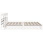 vidaXL Massivholzbett ohne Matratze Weiß 180x200 cm Kiefernholz vidaXL Massivholzbett ohne Matratze Weiß 180x200 cm Kiefernholz