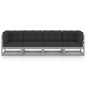 4-Sitzer-Gartensofa mit Kissen Kiefer Massivholz 4-Sitzer-Gartensofa mit Kissen Kiefer Massivholz