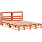 vidaXL Massivholzbett ohne Matratze Wachsbraun 120x190 cm Kiefernholz vidaXL Massivholzbett ohne Matratze Wachsbraun 120x190 cm Kiefernholz