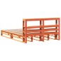 vidaXL Massivholzbett ohne Matratze Wachsbraun 120x190 cm Kiefernholz vidaXL Massivholzbett ohne Matratze Wachsbraun 120x190 cm Kiefernholz