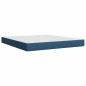 vidaXL Boxspringbett mit Matratze Blau 180x200 cm Stoff vidaXL Boxspringbett mit Matratze Blau 180x200 cm Stoff