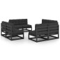 vidaXL 8-tlg. Garten-Lounge-Set mit Kissen Kiefer Massivholz vidaXL 8-tlg. Garten-Lounge-Set mit Kissen Kiefer Massivholz