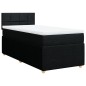 vidaXL Boxspringbett mit Matratze Schwarz 80x200 cm Stoff vidaXL Boxspringbett mit Matratze Schwarz 80x200 cm Stoff