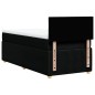 vidaXL Boxspringbett mit Matratze Schwarz 80x200 cm Stoff vidaXL Boxspringbett mit Matratze Schwarz 80x200 cm Stoff