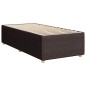 vidaXL Boxspringbett mit Matratze Dunkelbraun 80x200 cm Stoff vidaXL Boxspringbett mit Matratze Dunkelbraun 80x200 cm Stoff