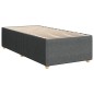 vidaXL Boxspringbett mit Matratze Dunkelgrau 100x200 cm Stoff vidaXL Boxspringbett mit Matratze Dunkelgrau 100x200 cm Stoff