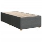 vidaXL Boxspringbett mit Matratze Dunkelgrau 100x200 cm Stoff vidaXL Boxspringbett mit Matratze Dunkelgrau 100x200 cm Stoff