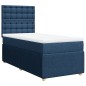 vidaXL Boxspringbett mit Matratze Blau 80x200 cm Stoff vidaXL Boxspringbett mit Matratze Blau 80x200 cm Stoff