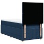 vidaXL Boxspringbett mit Matratze Blau 80x200 cm Stoff vidaXL Boxspringbett mit Matratze Blau 80x200 cm Stoff