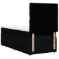 vidaXL Boxspringbett mit Matratze Schwarz 90x200 cm Stoff vidaXL Boxspringbett mit Matratze Schwarz 90x200 cm Stoff