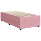 vidaXL Boxspringbett mit Matratze Rosa 80x200 cm Samt vidaXL Boxspringbett mit Matratze Rosa 80x200 cm Samt