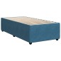 vidaXL Boxspringbett mit Matratze Blau 90x190 cm Samt vidaXL Boxspringbett mit Matratze Blau 90x190 cm Samt