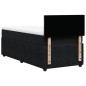 vidaXL Boxspringbett mit Matratze Schwarz 100x200 cm Samt vidaXL Boxspringbett mit Matratze Schwarz 100x200 cm Samt