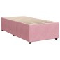 vidaXL Boxspringbett mit Matratze Rosa 100x200 cm Samt vidaXL Boxspringbett mit Matratze Rosa 100x200 cm Samt