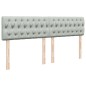 vidaXL Boxspringbett mit Matratze Hellgrau 180x200 cm Samt vidaXL Boxspringbett mit Matratze Hellgrau 180x200 cm Samt