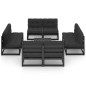 vidaXL 9-tlg. Garten-Lounge-Set mit Kissen Massivholz Kiefer vidaXL 9-tlg. Garten-Lounge-Set mit Kissen Massivholz Kiefer
