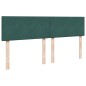 vidaXL Boxspringbett mit Matratze Dunkelgrün 200x200 cm Samt vidaXL Boxspringbett mit Matratze Dunkelgrün 200x200 cm Samt