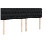 vidaXL Boxspringbett mit Matratze Schwarz 200x200 cm Samt vidaXL Boxspringbett mit Matratze Schwarz 200x200 cm Samt