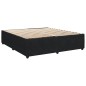 vidaXL Boxspringbett mit Matratze Schwarz 200x200 cm Samt vidaXL Boxspringbett mit Matratze Schwarz 200x200 cm Samt