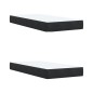 vidaXL Boxspringbett mit Matratze Schwarz 200x200 cm Samt vidaXL Boxspringbett mit Matratze Schwarz 200x200 cm Samt