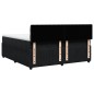 vidaXL Boxspringbett mit Matratze Schwarz 200x200 cm Samt vidaXL Boxspringbett mit Matratze Schwarz 200x200 cm Samt