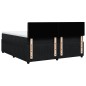 vidaXL Boxspringbett mit Matratze Schwarz 200x200 cm Samt vidaXL Boxspringbett mit Matratze Schwarz 200x200 cm Samt