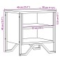 vidaXL Nachttisch Schwarz 2 Stk. 40x30x40 cm Holzwerkstoff vidaXL Nachttisch Schwarz 2 Stk. 40x30x40 cm Holzwerkstoff