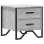 vidaXL Nachttisch Grau Sonoma 40x41x40 cm Holzwerkstoff vidaXL Nachttisch Grau Sonoma 40x41x40 cm Holzwerkstoff