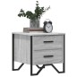vidaXL Nachttisch Grau Sonoma 40x41x40 cm Holzwerkstoff vidaXL Nachttisch Grau Sonoma 40x41x40 cm Holzwerkstoff