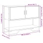 vidaXL Konsolentisch Braun Eichen-Optik 100x35x74,5 cm Holzwerkstoff vidaXL Konsolentisch Braun Eichen-Optik 100x35x74,5 cm Holzwerkstoff