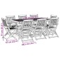 vidaXL 9-tlg. Garten-Essgruppe 180x90x75 cm Massivholz Akazie vidaXL 9-tlg. Garten-Essgruppe 180x90x75 cm Massivholz Akazie