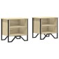 vidaXL Nachttische 2 Stk. Sonoma Eiche 40x30x40 cm Holzwerkstoff vidaXL Nachttische 2 Stk. Sonoma Eiche 40x30x40 cm Holzwerkstoff