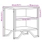 vidaXL Nachttische 2 Stk. Sonoma Eiche 40x30x40 cm Holzwerkstoff vidaXL Nachttische 2 Stk. Sonoma Eiche 40x30x40 cm Holzwerkstoff