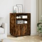 vidaXL Rollschrank Räuchereiche 60x48x81 cm Holzwerkstoff vidaXL Rollschrank Räuchereiche 60x48x81 cm Holzwerkstoff