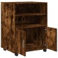 vidaXL Rollschrank Räuchereiche 60x48x81 cm Holzwerkstoff vidaXL Rollschrank Räuchereiche 60x48x81 cm Holzwerkstoff