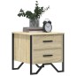 vidaXL Nachttisch Sonoma-Eiche 40x41x40 cm Holzwerkstoff vidaXL Nachttisch Sonoma-Eiche 40x41x40 cm Holzwerkstoff