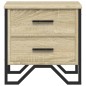 vidaXL Nachttisch Sonoma-Eiche 40x41x40 cm Holzwerkstoff vidaXL Nachttisch Sonoma-Eiche 40x41x40 cm Holzwerkstoff