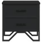 vidaXL Nachttisch Schwarz 40x41x40 cm Holzwerkstoff vidaXL Nachttisch Schwarz 40x41x40 cm Holzwerkstoff