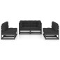 vidaXL 6-tlg. Garten-Lounge-Set mit Kissen Massivholz Kiefer vidaXL 6-tlg. Garten-Lounge-Set mit Kissen Massivholz Kiefer