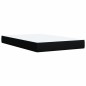 vidaXL Boxspringbett mit Matratze Schwarz 120x200 cm Stoff vidaXL Boxspringbett mit Matratze Schwarz 120x200 cm Stoff