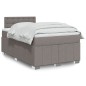 vidaXL Boxspringbett mit Matratze Taupe 120x200 cm Stoff vidaXL Boxspringbett mit Matratze Taupe 120x200 cm Stoff