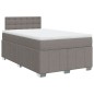 vidaXL Boxspringbett mit Matratze Taupe 120x200 cm Stoff vidaXL Boxspringbett mit Matratze Taupe 120x200 cm Stoff