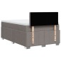 vidaXL Boxspringbett mit Matratze Taupe 120x200 cm Stoff vidaXL Boxspringbett mit Matratze Taupe 120x200 cm Stoff