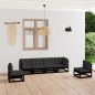 6-tlg. Garten-Lounge-Set mit Kissen Massivholz Kiefer 6-tlg. Garten-Lounge-Set mit Kissen Massivholz Kiefer