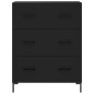 Highboard Schwarz 69,5x34x180 cm Holzwerkstoff Highboard Schwarz 69,5x34x180 cm Holzwerkstoff