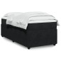 vidaXL Boxspringbett mit Matratze Schwarz 90x200 cm Samt vidaXL Boxspringbett mit Matratze Schwarz 90x200 cm Samt