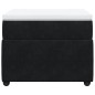 vidaXL Boxspringbett mit Matratze Schwarz 90x200 cm Samt vidaXL Boxspringbett mit Matratze Schwarz 90x200 cm Samt